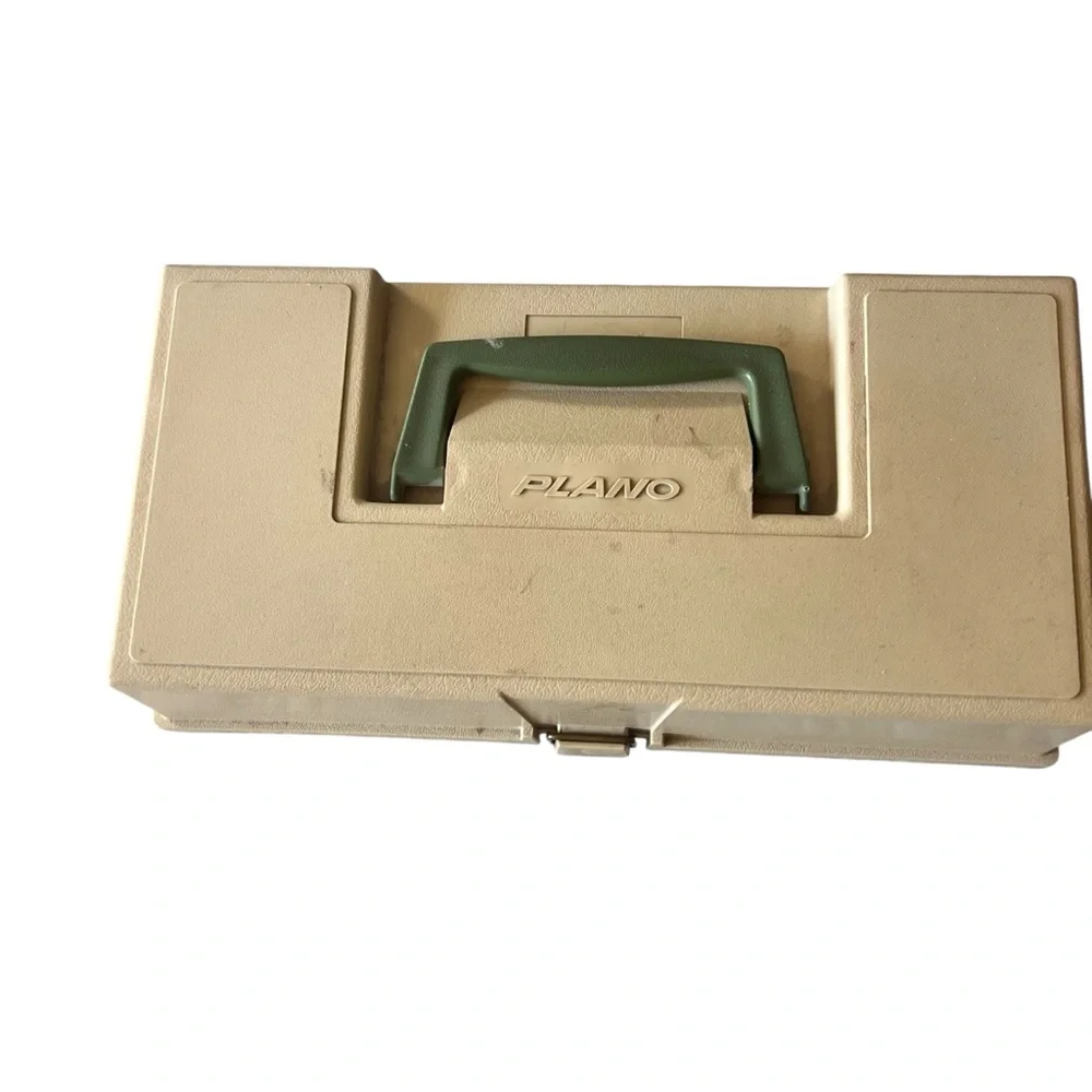 Plano Green and Tan Tackle Box - Picture 2 of 8